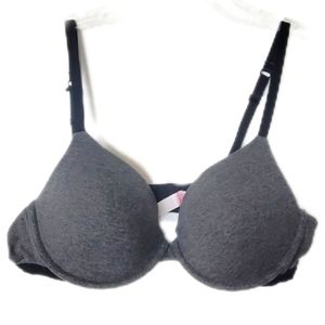 Xhilaration T-Shirt Bra Womens Lightly Lined Underwire Gray Size 38B